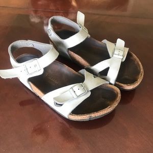 Birkenstock Rio Silver